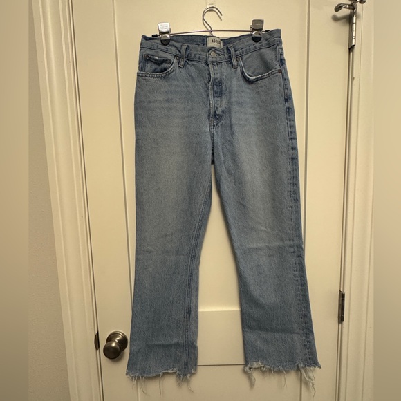 Agolde Mid-Rise Relaxed Bootcut Jeans Size 27 - Picture 3 of 10